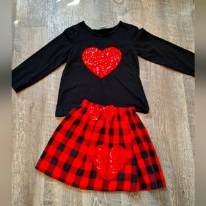 Girls outfit, sparkle in pink